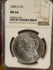 1890-O Morgan NGC MS64 5902621-023