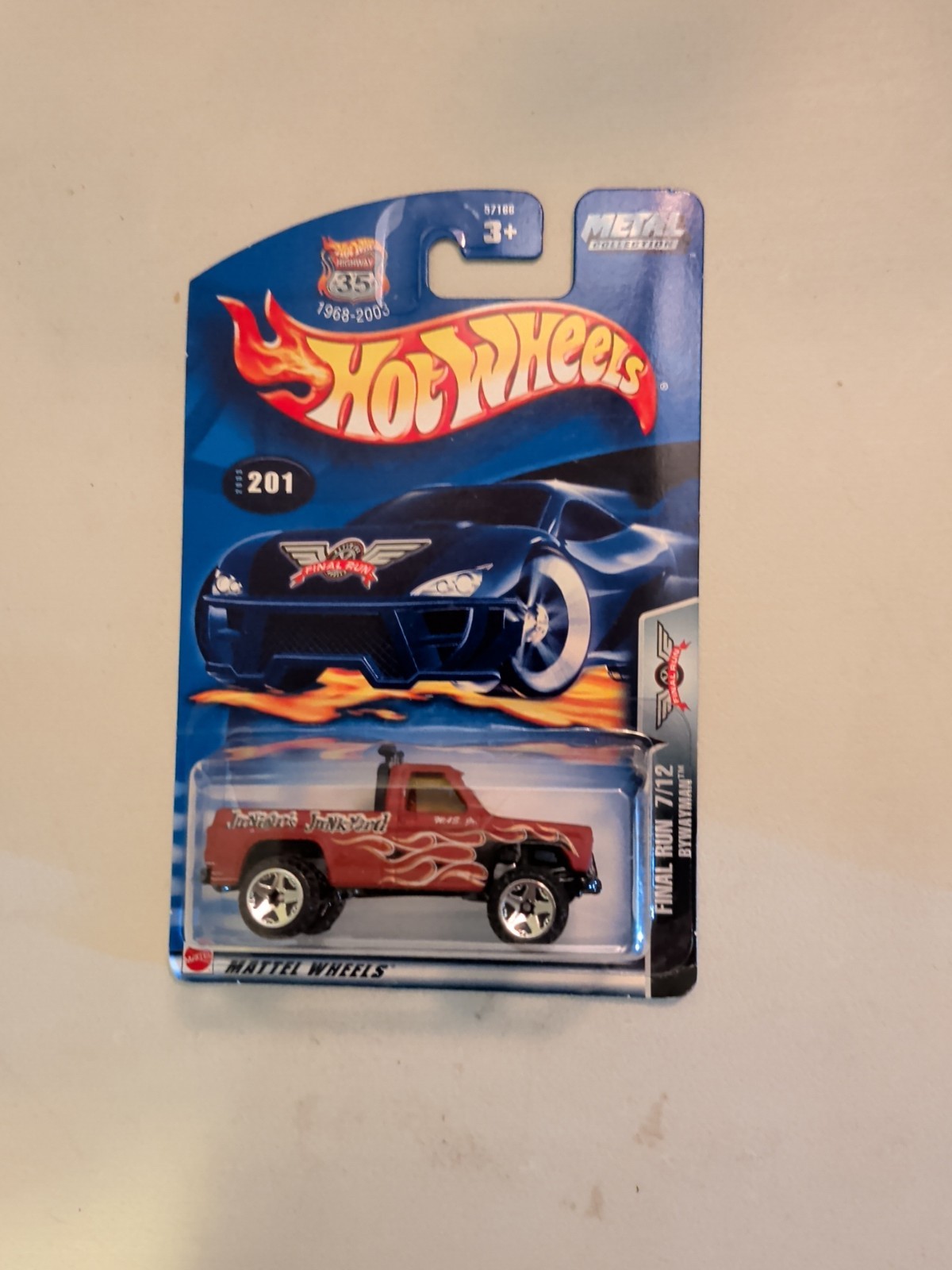 2003 Hot Wheels #201 Final Run 7/12 BYWAYMAN Flat Brown w/Chrome (14)