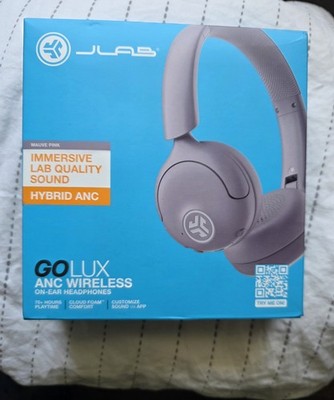 JLab Go Lux ANC Bluetooth Wireless Headphones, Hybrid ANC, Multipoint Connection