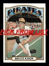 1972 Topps Baseball 2-254 EX/EX-MT Pick From List All PICTURED dd1