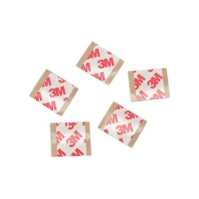 3M 9088 Double Sided Film Tape,2'' L,2'' W,PK5 45K215