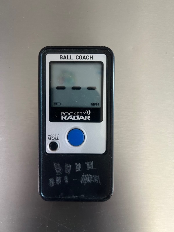 Pocket Radar PR1000-BC Ball Coach Pro-Level Speed Training Tool Used VG