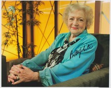 BETTY WHITE hand-signed FANTASTIC 8x10 COLOR CLOSEUP PORTRAIT authentic w/ COA