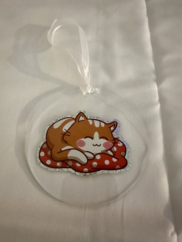 Sweet Cat Ornament New