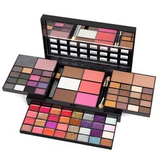 All In One Makeup Gift Kit - Ultimate Color Combination - 88 Piece Set, Black