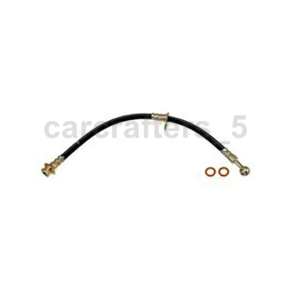 2 Front Brake Hydraulic Hose For 2002 2003 Suzuki Aerio 2.0L - Image 3 of 4