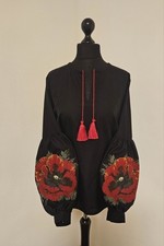 Woman Vyshyvanka Ukrainian embroidery embroidered blouse Cotton