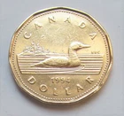 1994 CANADA Young Queen Elizabeth 11 1 DOLLAR LOONIE - combined shipping