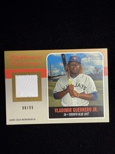 2019 Topps Heritage Vladimir Guerrero Jr. #CCR-VG Clubhouse Relic /99 GOLD RC