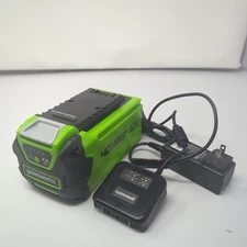 Greenworks Genuine 40V G-MAX 2.0Ah Battery (BAF721) &Charger (2900802) Combo OEM