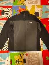 The North Face Men's Original Apex Bionic Black Gray Jacket M Wind Resistant 160