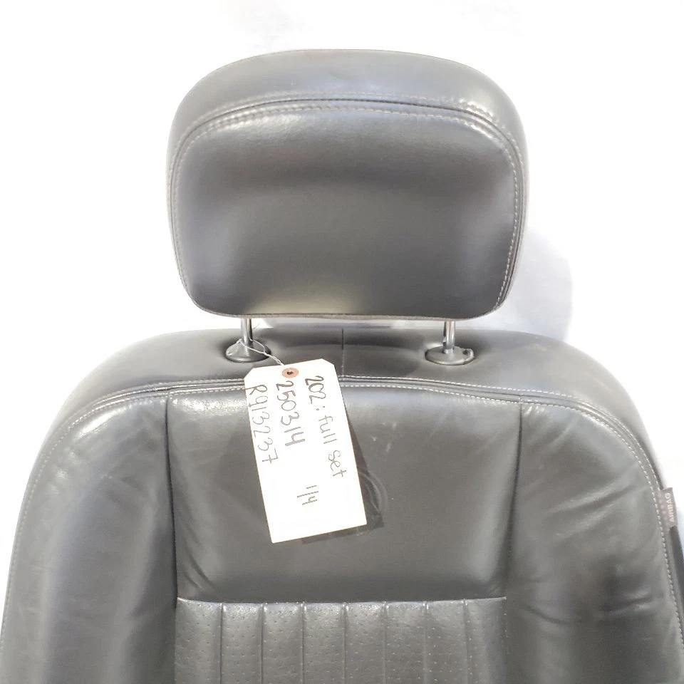 Juego completo de asientos de cuero negro Mercury Marauder 2003 2004 OEM Foto 2 de 4