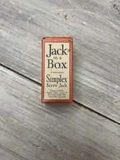 Simplex Jack In A Box Miniature Screw Jack- Templeton Kenny With Box