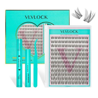 IVY Lash Clusters Kit Extensions Natural 1 count (Pack of 1), Black