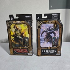 Bundle  Two Golden Archive 6'' Figures - Xenk & Drizzt - Dungeons & Dragons