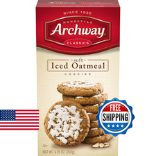 Archway Soft Iced Oatmeal Cookies - 9.25 Oz - Sweet Home Style Flavor