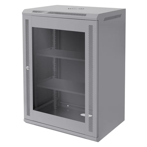 Armadio di rete 19" 16U armadio per server 600 x 850 x 450 mm grigio