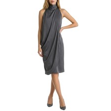 NWOT Zara Gray Satin Effect