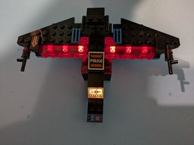 Lego Vintage Space Police: SP-Striker 6781 - Working Light Up Spaceship - READ