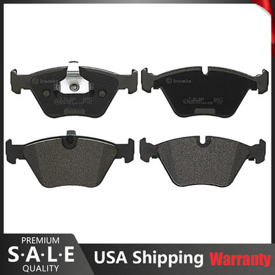 Brembo Front Premium Low-Metallic Brake Pad Set for BMW E39 528i Base 1997-1998