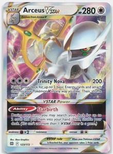 Arceus VSTAR 123/172 Brilliant Stars - Ultra Rare Holo