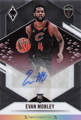 /99 Evan Mobley 2021 Panini Phoenix Auto Autograph RC Rookie Cavaliers NBA