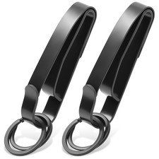 Duty Belt Key Holder, 2 Pack Improved Quick Release Key Holder with Key Ring, Pr