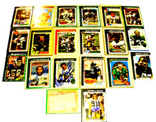 Football - 2005 Topps All-Time Fan Favorites - Lot of 20 AUTOGRAPHED Cards