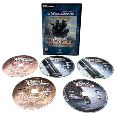 Rainbow Six 3: Raven Shield Gold Edition PC 5xCD Hülle gereinigt ohne Handbuch