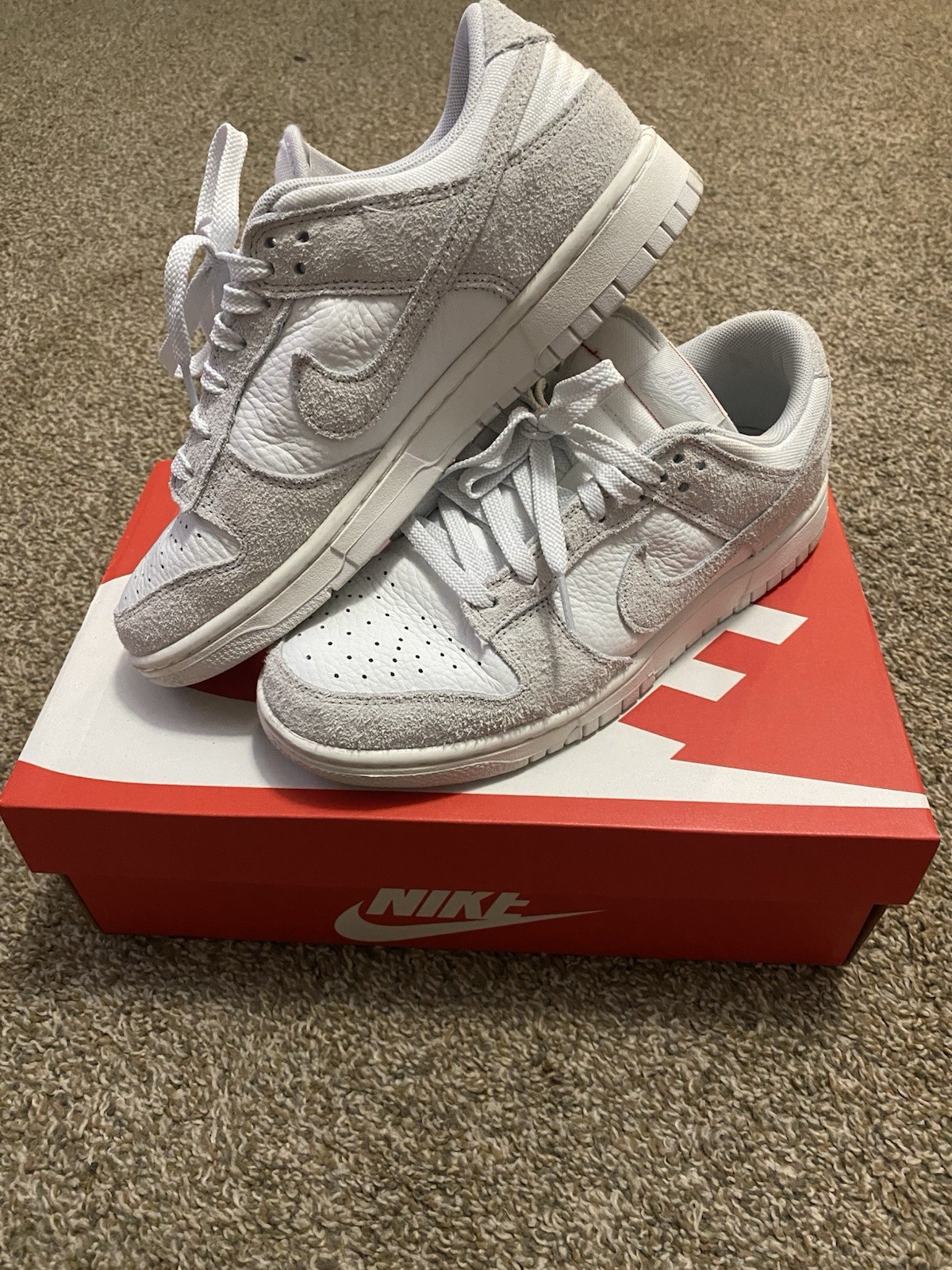 Nike Dunk Low Summit White Photon Dust Womens 8.5 New lightly worn 