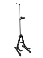 Violin Stand with Bow Holder, Adjustable Portable Folding Tripod Metal Stand ...