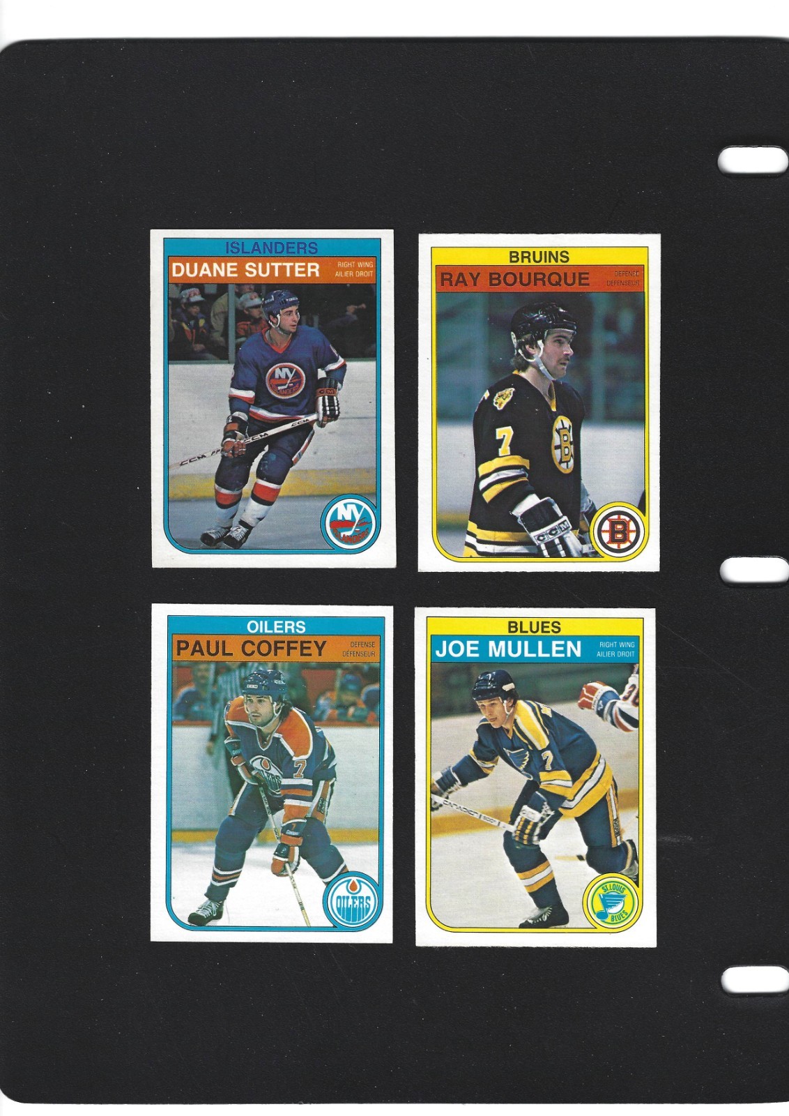 1982-83 O-PEE-CHEE HOCKEY COMPLETE SET (NM-NRMT) w/PSA 8 Gretzky's and Bourque view 14