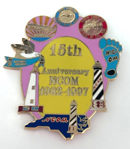 Vintage North Carolina Odyssey of the Mind World Final Pin 15th Anniversary 1997