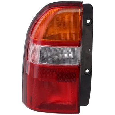 Halogen Tail Light For 1999-2003 Suzuki Grand Vitara Left Amber/Clr/Red w/Bulbs