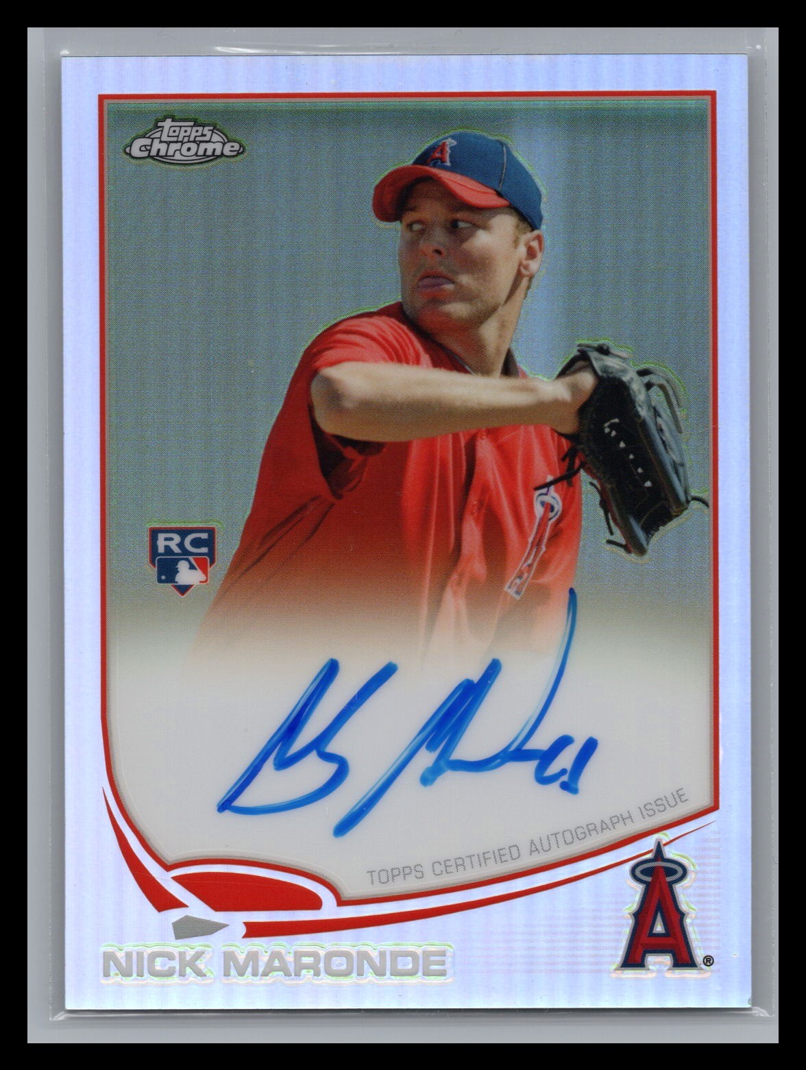 2013 Topps Chrome #24 Nick Maronde Rookie Autographs Refractors #/499