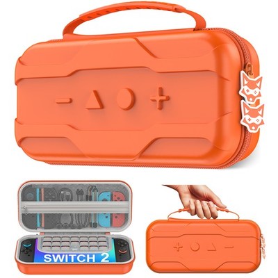 Waterproof Travel Carry Case Protective Hard Shell Case for Switch 2 Console