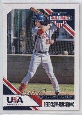 2020 Panini USA Baseball Stars & Stripes Pete Crow-Armstrong #72 15t1