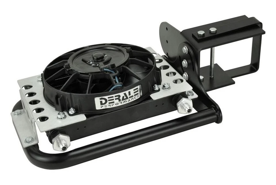 For Jeep Wrangler 1987-2006 Derale Performance Remote Transmission Cooler Kit Foto 2 de 4