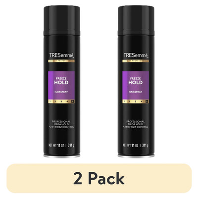 (2 pack) Tresemme Hairspray Freeze Hold for 24-Hour Frizz Control, 11 oz