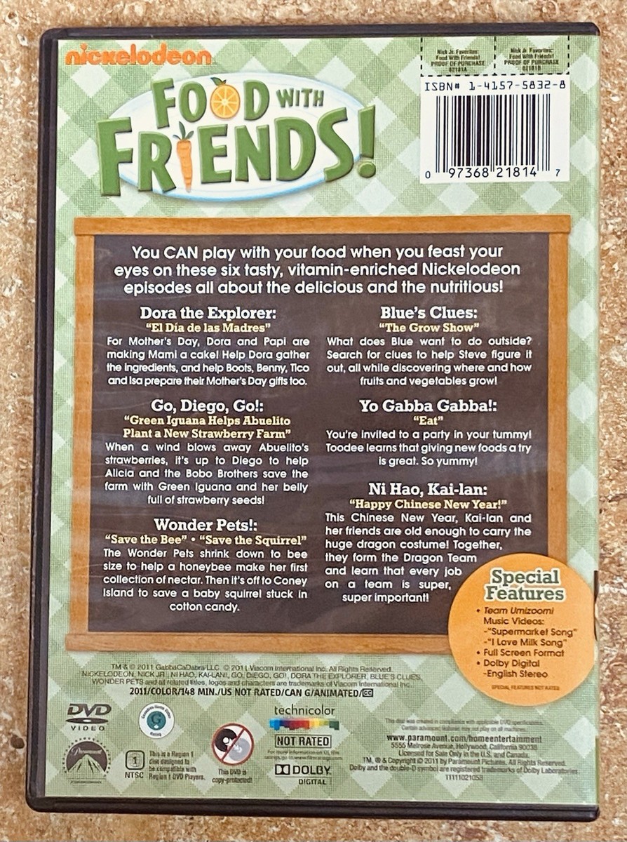 コンユ2011 アニバーサリーフォトブック＋３枚組DVD Food With Friends DVD, 2011 Dora, Diego, Blue's Clues, Yo Gabba