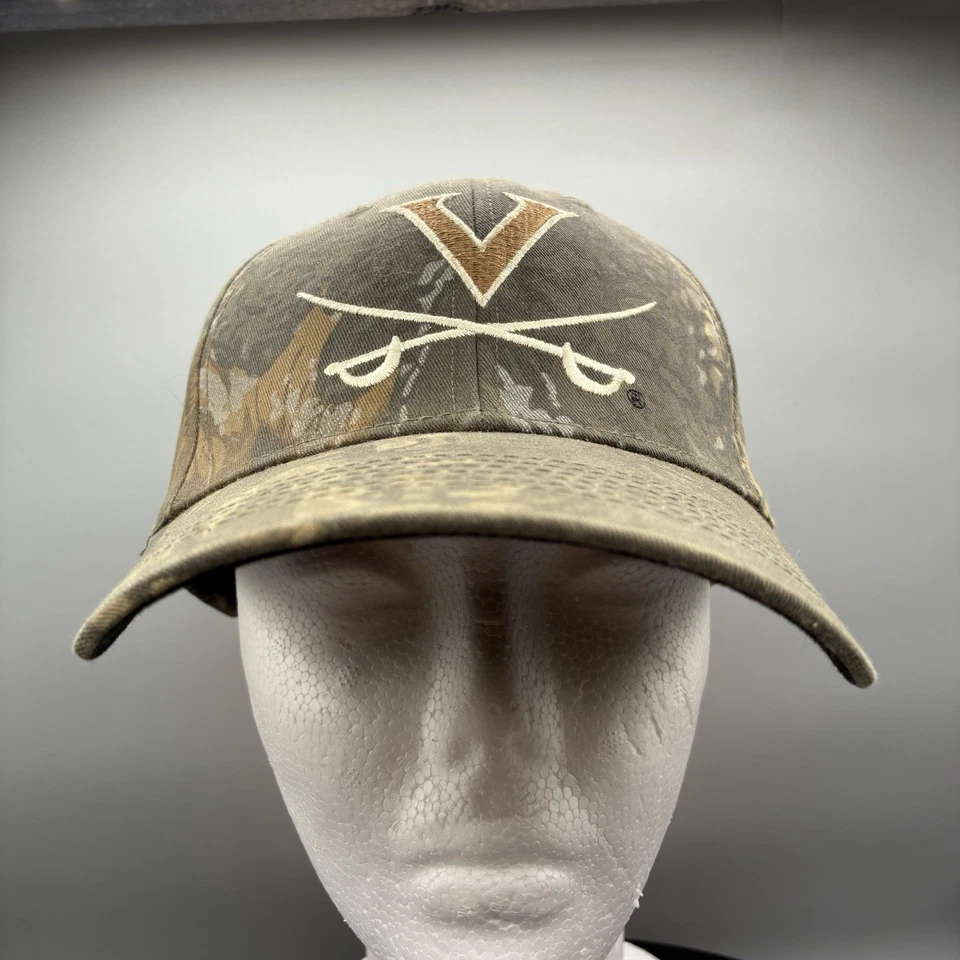 Sombrero camuflado ajustable para adultos Virginia Cavaliers cautivador tocado NCAA Foto 2 de 4