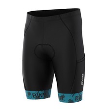 BWB Men’s Essential 5D Gel Padded Summer Cycling Cargo Shorts MTB Bike Shorts