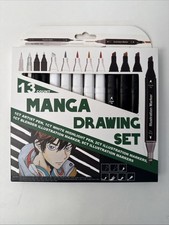 Manga Drawing Set Anime Manga Marker Drawing Set 13 Total Pc NEW