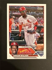 2023 Topps Factory Set Bonus Rookie Photo Variation #344 Jordan Walker Cardinals