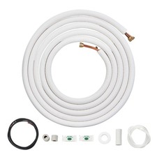 VEVOR Mini Split Line Set 1/4x1/2 x25 ft Copp...