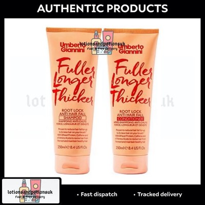 Umberto Giannini FULLER LONG THICKER Anti Hair Fall Shampoo & Conditioner