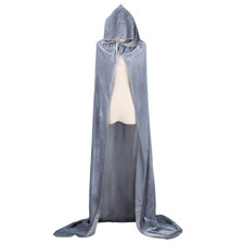 Velvet Hooded Cloak Cape