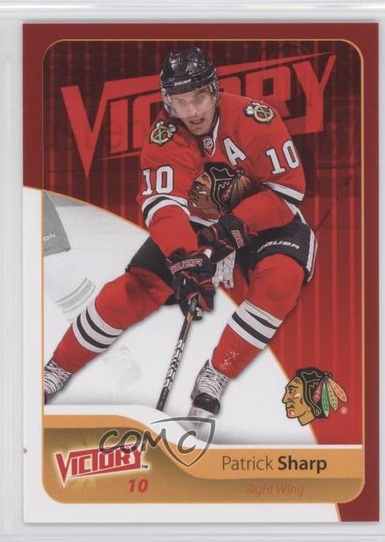 2011-12 Upper Deck Victory Red Patrick Sharp #43 0a7