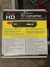 Access HD DTA1050 Digital To Analog TV Converter Box with Remote Control