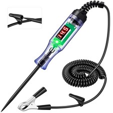 Automotive Test Light with 3-48V LED Digital Readout, Automotive Circuit Tester
